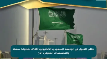 لطلب القبول في الجامعة السعودية الإلكترونية 1447هـ بخطوات سهلة والتخصصات المتوفرة الآن
